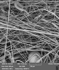 close up refractory ceramic fiber