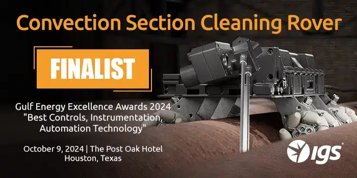 convection section cleaning rover finalist in gulf energy excellence awards 2024